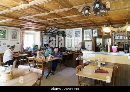 Restaurant local dans le Jura, Suisse Banque D'Images