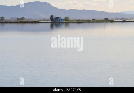 Parc naturel de s'Albufera, une zone humide d'importance internationale dans la région de Valence, est de l'Espagne Banque D'Images