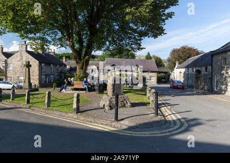 Monument commémoratif de guerre Castelton Peak District Derbyshire Banque D'Images