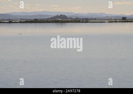 Parc naturel de s'Albufera, une zone humide d'importance internationale dans la région de Valence, est de l'Espagne Banque D'Images