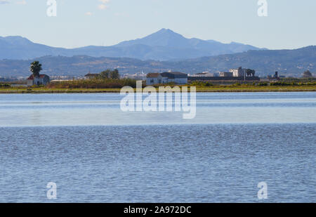 Parc naturel de s'Albufera, une zone humide d'importance internationale dans la région de Valence, est de l'Espagne Banque D'Images