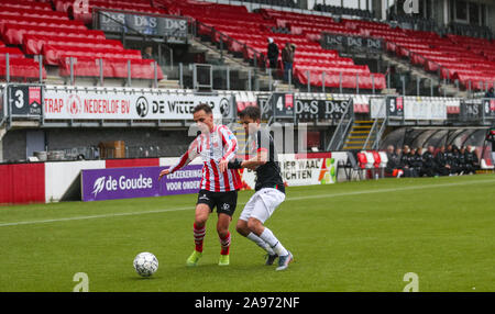 ROTTERDAM, 13-11-2019 , Stade het Kasteel . La pratique néerlandaise de football match entre Sparta Rotterdam et NEC Nimègue, Bradly van Hoeven de Sparta Rotterdam Banque D'Images