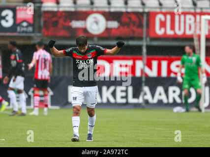 ROTTERDAM, 13-11-2019, le stade het Kasteel . La pratique néerlandaise de football match entre Sparta Rotterdam et NEC Nimègue : Crédit Photos Pro/Alamy Live News Banque D'Images