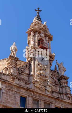 VALENCIA, Espagne - 27 février : Royal Église paroissiale de St John à Valence en Espagne le 27 février 2019 Banque D'Images