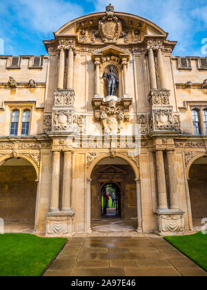 Le quadrilatère de Canterbury, St John's College, University of Oxford, Oxford, Oxfordshire, England, UK, FR. Banque D'Images