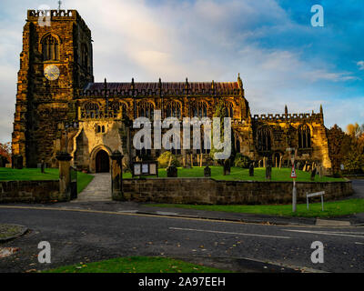 Saint Mary's église gothique médiévale Kirkgate Thirsk North Yorkshire Angleterre UK construit 1450 Banque D'Images