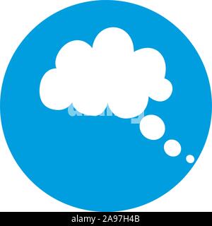 Télévision simplement d'illustration vectorielle, cloud. Symbole pour votre nuage, design site web, logo de marque, app, l'interface utilisateur, l'arrière-plan. Télévision à la mode style avec des couleurs exceptionnelles. Illustration de Vecteur