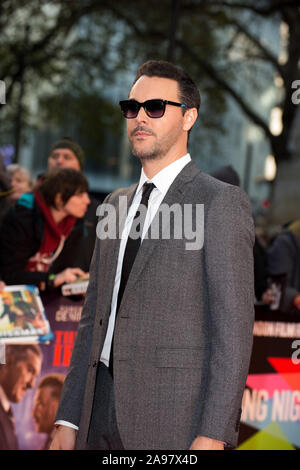 Vu arrivant pour l'Irlandais, présenté en première mondiale au Festival du Film de Londres gala soirée de clôture, Odeon Leicester Square, Londres. 13.10.19 Avec : Jack Huston Où : London, Royaume-Uni Quand : 13 Oct 2019 Source : WENN.com Banque D'Images