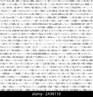Code binaire et hexadécimal aléatoire, isolé sur blanc pour vous, web de données internet background Illustration de Vecteur