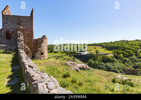 Hammershus, Burgruine, Bornholm, Daenemark Banque D'Images