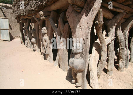 Pays Dogon : village de Madougou Banque D'Images