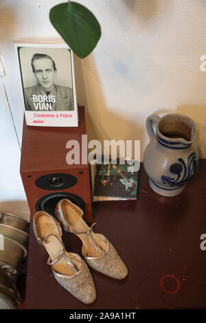 BORIS VIAN, APPARTEMENT À PARIS Banque D'Images