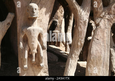 Pays Dogon : village de Madougou Banque D'Images