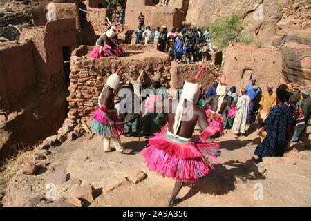 Pays Dogon : village de Yougo Dogorou Banque D'Images