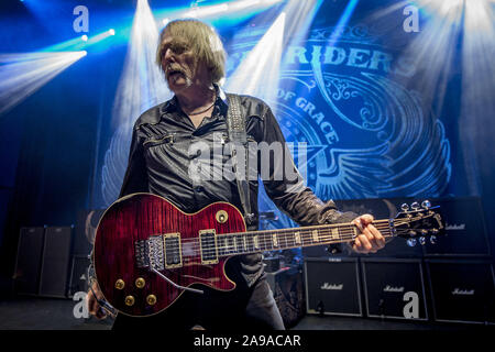 Londres, Angleterre : Black Star Riders effectuer à l'O2 Shepherds Bush Empire comprend : Scott Gorham Où : London, Royaume-Uni Quand : 12 Oct 2019 Crédit : Neil Lupin/WENN Banque D'Images