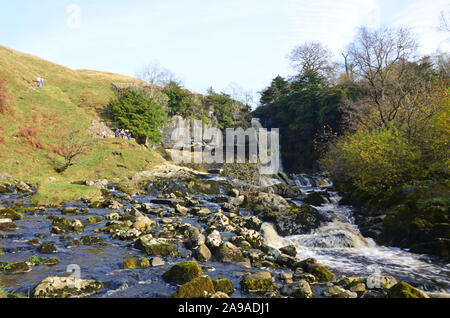 Thornton vigueur sur la rivière Twiss, Ingleton, Yorkshire du Nord Banque D'Images