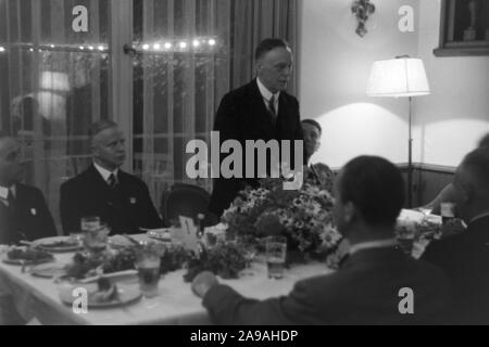 Une réunion à l'Harnack-Haus à Berlin-Dahlem, Allemagne 1930. Banque D'Images