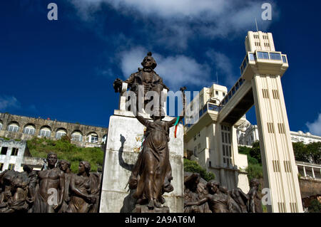 Elevador Lacerda, Cayru Square, Salvador, Bahia, Brésil Banque D'Images