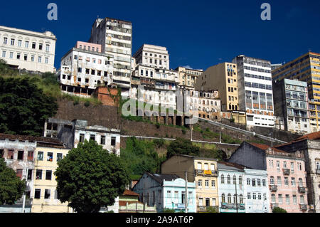 Cidade Baixa Cayru, carrés, Salvador, Bahia, Brésil Banque D'Images