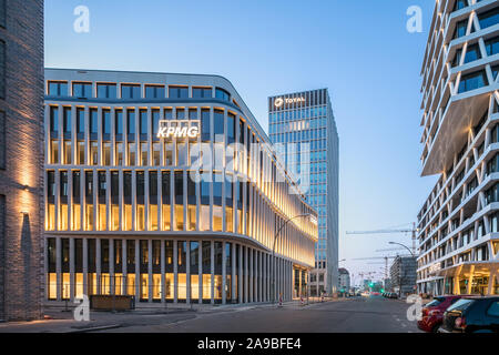 03.03.2018, Berlin, Berlin, Allemagne - Nouvelle construction d'immeubles de bureaux pour KPMG, Total et 50 Hertz dans le Europa-City dans le Heidestrasse dans Berli Banque D'Images