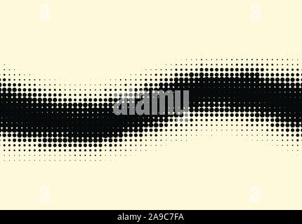 Demi-ton style pop art rétro arrière avec Comic points Illustration de Vecteur