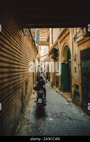 Medina et rues à Marrakech détail zoco Banque D'Images