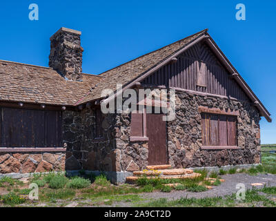 Centre d'accueil de Lands End, Lands End, Grand Mesa National Forest, Colorado. Banque D'Images