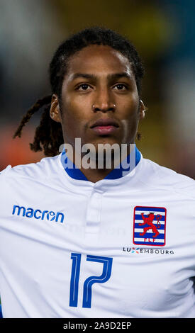 Stadion Rajko Mitic, Belgrade, Serbie. 14Th Nov, 2019. European Championships 2020 contre la Serbie, qualificatif de Luxembourg ; Gerson Rodrigues du Luxembourg - usage éditorial : Action Crédit Plus Sport/Alamy Live News Banque D'Images