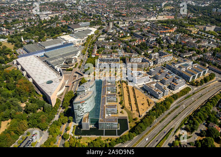 Voir d'Essen, serons présent à l'exposition en parc Gruga, Quartier Rüttenscheid, Essen, Ruhr, Rhénanie du Nord-Westphalie, Allemagne Banque D'Images