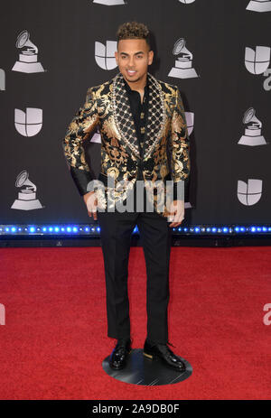 Las Vegas, USA . 14Th Nov, 2019. Las Vegas, NV, USA. 14Th Nov, 2019. Ozuna au 20e Congrès Latin Grammy Awards au MGM Grand Garden Arena de Las Vegas, Nevada le 14 novembre 2019. Credit : Damairs Carter/media/Alamy Punch Live News Banque D'Images