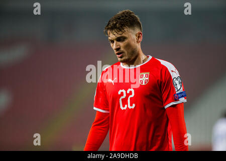 Belgrade, Serbie. 14Th Nov, 2019. Adem Ljajic de Serbie. Credit : Nikola Krstic/Alamy Live News Banque D'Images