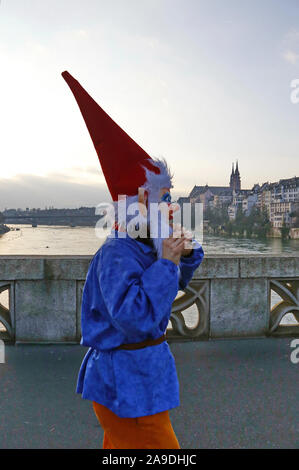 Défilé de costumes sur au carnaval de Bâle, Bâle, Suisse, Canton de Bâle-Ville Banque D'Images