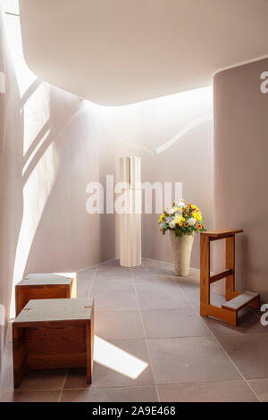 L'Europe, l'Allemagne, en Rhénanie du Nord-Westphalie, Bielefeld. Le sanctum dans la petite annexe moderne de l'église Saint Jodokus (ancien cloître Franciscain, 15. Banque D'Images