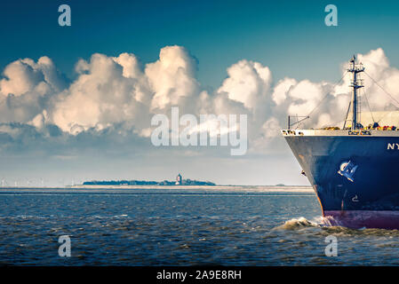 Allemagne, Bremen, l'Elbe, l'embouchure de l'Elbe, île, Neuwerk Banque D'Images