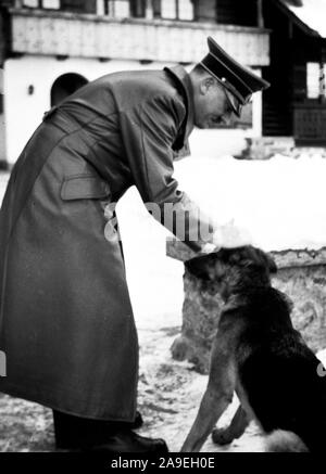 Eva Braun Collection (osam) - message d'Adolf Hitler un chien ca. fin des années 1930 ou au début des années 1940 Banque D'Images