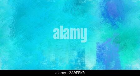 Motif de fond. grunge fond abstrait avec turquoise foncé, turquoise clair et medium turquoise couleur. peut être utilisée comme papier peint, texture ou Banque D'Images