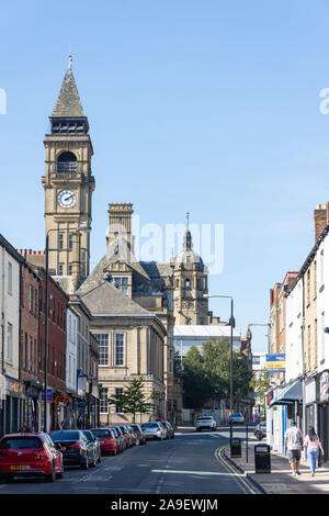 Wakefield Metropolitan District Council, Wakefield mairie, rue Wood, Wakefield, West Yorkshire, England, United Kingdom Banque D'Images