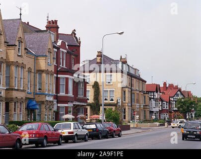 1993, résidence de vacances Bridlington Yorkshire, Côte Est, du nord de l'Angleterre, Royaume-Uni Banque D'Images