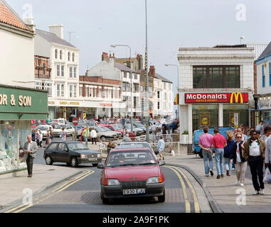 1993, résidence de vacances Bridlington Yorkshire, Côte Est, du nord de l'Angleterre, Royaume-Uni Banque D'Images