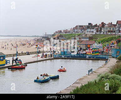 1993, résidence de vacances Bridlington Yorkshire, Côte Est, du nord de l'Angleterre, Royaume-Uni Banque D'Images