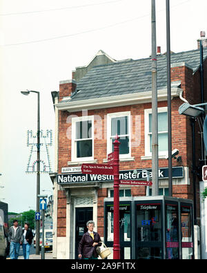 1993, résidence de vacances Bridlington Yorkshire, Côte Est, du nord de l'Angleterre, Royaume-Uni Banque D'Images