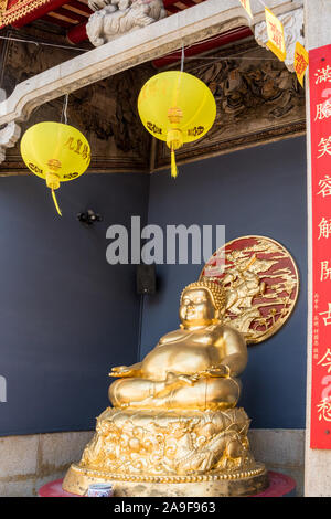 Bangkok, Thaïlande - 25 septembre 2018 : Le Canton de culte dans le quartier chinois. Ils sont nombreux ces sanctuaires du salon, Banque D'Images