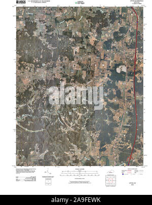 Carte TOPO USGS KENTUCKY KY Upton 20100325 TM Banque D'Images