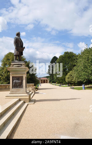 La statue de sel de Titus, Roberts park , Saltaire, Yorkshire Banque D'Images