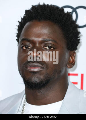 Hollywood, États-Unis. 14Th Nov, 2019. HOLLYWOOD, LOS ANGELES, CALIFORNIE, USA - Le 14 novembre : l'acteur Daniel Kaluuya porter Dior arrive à l'AFI FEST 2019 - Opening Night Gala - Première mondiale de Universal Pictures' 'Reine' Slim et tenue à l'IMAX Théâtre chinois de Grauman le 14 novembre 2019 à Hollywood, Los Angeles, Californie, États-Unis. (Photo par Xavier Collin/Image Crédit : Agence de Presse) L'agence de presse Image/Alamy Live News Banque D'Images