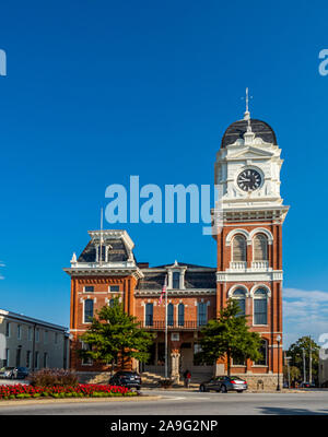 Palais de justice du comté de Newton dans le centre-ville historique de Covington de la Géorgie, États-Unis Banque D'Images