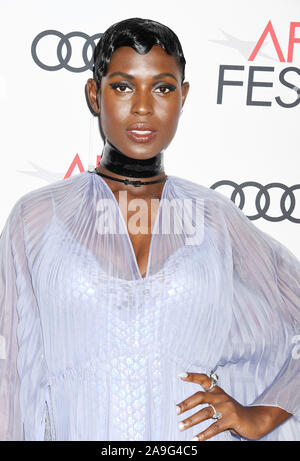 HOLLYWOOD, CA - le 14 novembre : Jodie Turner-Smith assiste à la "Queen & Slim' en première mondiale au Festival de 2019 présenté par Audi au théâtre chinois de Grauman le 14 novembre 2019 à Hollywood, Californie. Banque D'Images