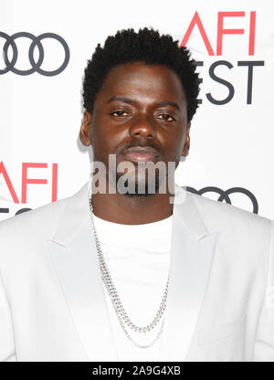 HOLLYWOOD, CA - le 14 novembre : Daniel Kaluuya assiste à la "Queen & Slim' en première mondiale au Festival de 2019 présenté par Audi au théâtre chinois de Grauman le 14 novembre 2019 à Hollywood, Californie. Banque D'Images