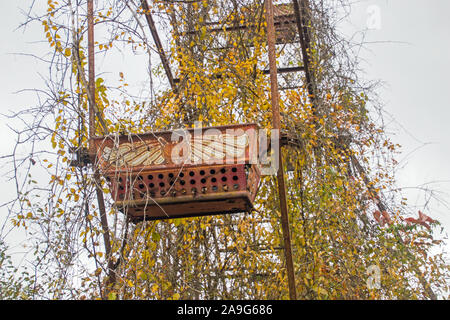 Le parc d'attractions abandonné Shawnee Lake Banque D'Images