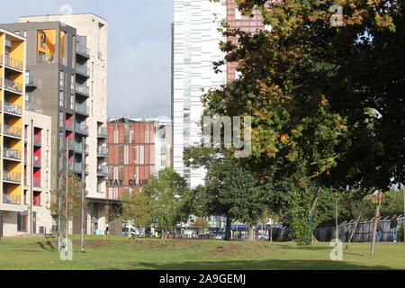 Station de métro Colindale et nouveau développement environnant, Coloindale, Londres, Banque D'Images